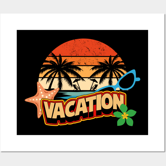 Vacation Time Wall Art by AlmostMaybeNever